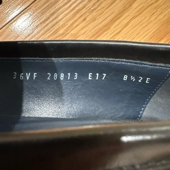 Men's Black Leather Loafers - Picture 6 of 7